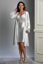 Satin Nightgown Dressing Gown Pajamas Set Shorts Set 6 Piece Bridal Dowry Set