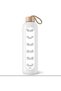 1000 ml Healthy Glass Water Bottle Motivated Leak-Proof Water Bottle Borosilicate Glass