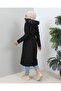 KMKKOMBİN WATER REPELLENT WINTER CLOTH WITH FUR INNER SIZED HIJAB COAT COAT - 3