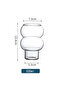Heat Resistant Borosilicate Cone Wavy Style Glass Cup | Coffee and Presentation Cup - 1 Piece - 4