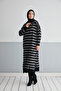 Wonderful Striped Knitwear Hijab Tunik - 8