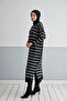 Wonderful Striped Knitwear Hijab Tunik - 7