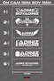 40 Cm White Name Surname Specially Designed Windshield Compatible Foil Cut