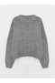LCW Casual Crew Neck Plain Long Sleeve Women's Knitwear Sweater - 2