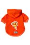 Pizza Orange Hoodie Cat & Dog Outfit Sweatshirt 100% Cotton