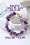 Certified Amethyst Natural Stone Broken Bracelet (Positive Life) - 2