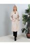 CUFF Detailed BIRDED DOUBLE POCKET COTTON COAT - 3