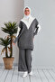 Wonderful Triangle Detailed Soft Pants Set - 6