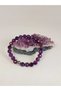 Amethyst Stone Dark Color Facet Cut 8mm Bracelet (39700-Single) - 5