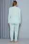 Fashion Line Women's Plus Size Combed Cotton Long Sleeve Pajama Set202212 - 5
