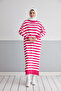 Wonderful Striped Knitwear Hijab Tunik - 6