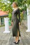 Women's Camisole Square Neck Balloon Sleeve Dress - 7