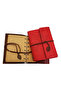 MR Antique Page Leather Covered Agenda Daily Memory Book Gift - 2
