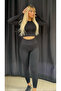 Sports Seamless Tights Set