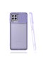 Samsung Galaxy M22 Compatible Case with Camera Cover Lens Protection Matte
