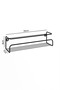 2-Piece Metal Spice Rack Kitchen Shelf In-Cabinet Adhesive Bathroom Shelf Multi-Purpose Shower Shampoo Organizer - 6