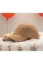 Unisex Polo Winter Stamp Textured Fabric 6 Piece American Baseball Cap Hat - 5