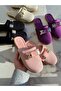 Women's Closed-Front Buckle House Slippers