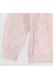 Girl's Very Stylish Knitwear Heart Openwork Cardigan Powder - 4