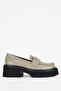 Women's Genuine Leather Loafer Shoes 33 5010 Bn Ayk Sk23/24