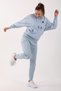Comfort Women's Rubber Leggings Foggy Blue Trousers - 5