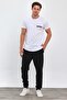 Men's Black Sweatpants with Elastic Legs - 2