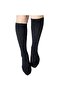 Women's Black Winter Wool Socks Set of 3 - 5