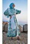 WOMEN'S DESIGN BUTTONED LONG DRESS - 2