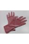 Elisabeth wrist length velvet gloves powder - 5