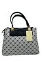 Dotted Handbag, Shoulder Bag gray Printed 206 - 3