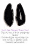 Certified Zircon Stone Plate Black Agate Stone Necklace - 2