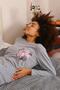 Fashion Line Women's Long Sleeve Combed Cotton Pajamas Suit 4195 - 4