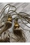 Background Curtain Ceiling Tie Tufted Braçol Mink (2 Pieces)