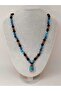 Apatite - Hematite - Lava Stone & Wenge Tree Design Unisex Necklace (44355) - 3