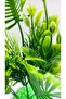 Mini Potted Green Filler Artificial Plant Fluorescent Green Stone 17 cm Decorative Bathroom Kitchen Table Flower - 6