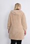 Cream Color Fleece Jacket Long Welsoft - 4