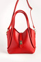 Women's Makeup Bag (Cut) Cross Strap Shoulder Bag with Lock Closure Detail - 2