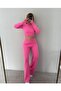 Women's Pink Knitted Two-Piece Set - 2