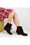 - Brown Suede Tasseled Women's Boots 105-2929-Venus