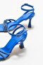Blue Women's Heeled Sandals 24Y - 4