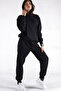 Set de trening oversize simplu cu glugă