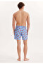 Lilac Lobster Printed Regular Fit Men's Swim Shorts Wmpattern - 4