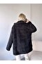 Double Pocket Buttoned Front Oversize Plush Jacket Zyn-58557 - 5