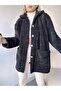 Double Pocket Buttoned Front Oversize Plush Jacket Zyn-58557