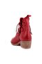 - Burgundy Leather Women's Boots 105-3342-Venus - 5