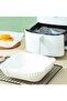 AIRFRYER COOKING PAPER WHITE COLOR 50 PCS SQUARE MODEL LUXURY THICK PAPER - 8