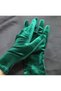 Elisabeth wrist length velvet gloves emerald