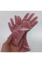 Elisabeth wrist length velvet gloves powder - 4
