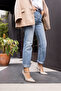 STİLA WOMEN BEIGE IMPORTED MATERIAL STONE SCARF STILETTO - 4