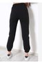 THREE THREAD (SHARDONED) INNER WITH COTTON WINTER WITH WAIST AND LAPE WITH POCKET BLACK TRACKSUIT - 4